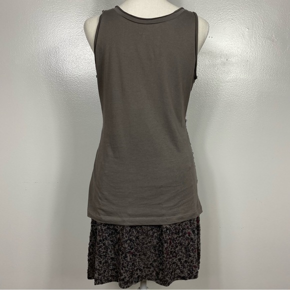 Garnet Hill sequined top and matching sequined skirt set in mocha - Picture 7 of 16